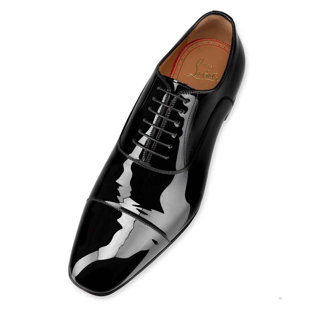 Christian Louboutin Greggyrocks Men's Lace Up Shoes Black | CBKVPQ248