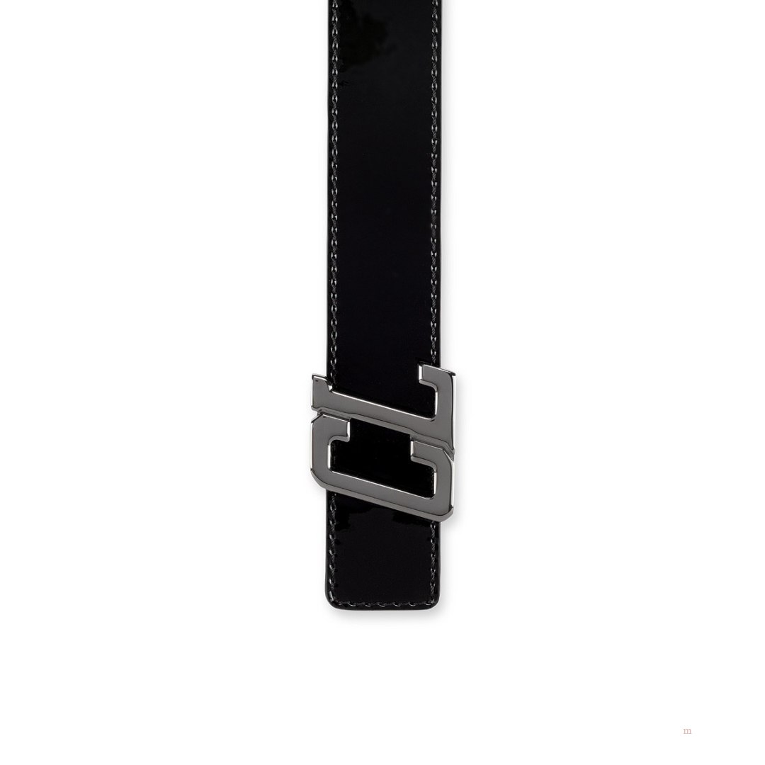 Christian Louboutin Happy Rui CL Logo belt Men's Belt Black | AMJKRO142