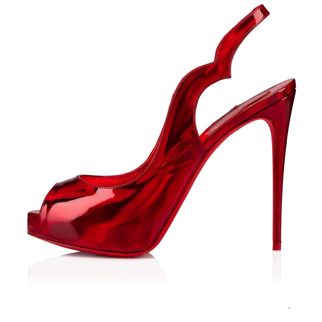 Christian Louboutin Hot Chick Sling Alta Women's Pumps Red | GDTMZQ806