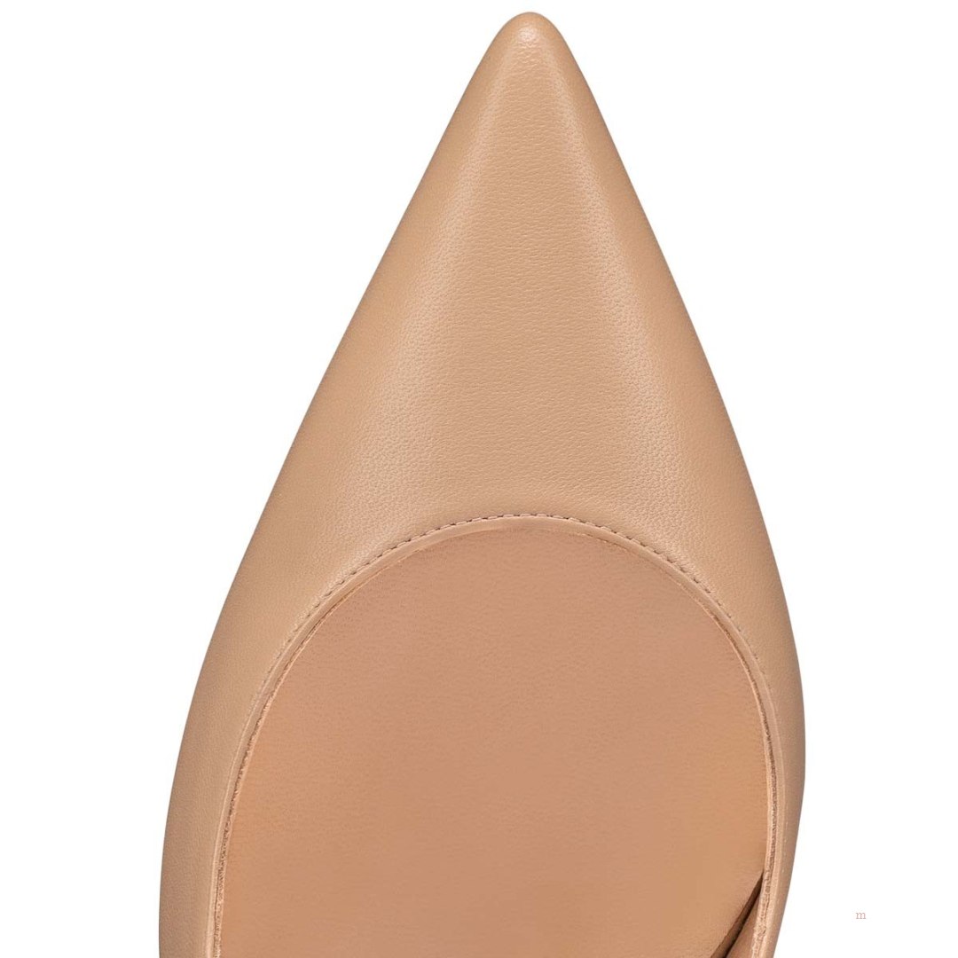 Christian Louboutin Hot Chick Sling Women's Pumps Beige | RFLIWD819