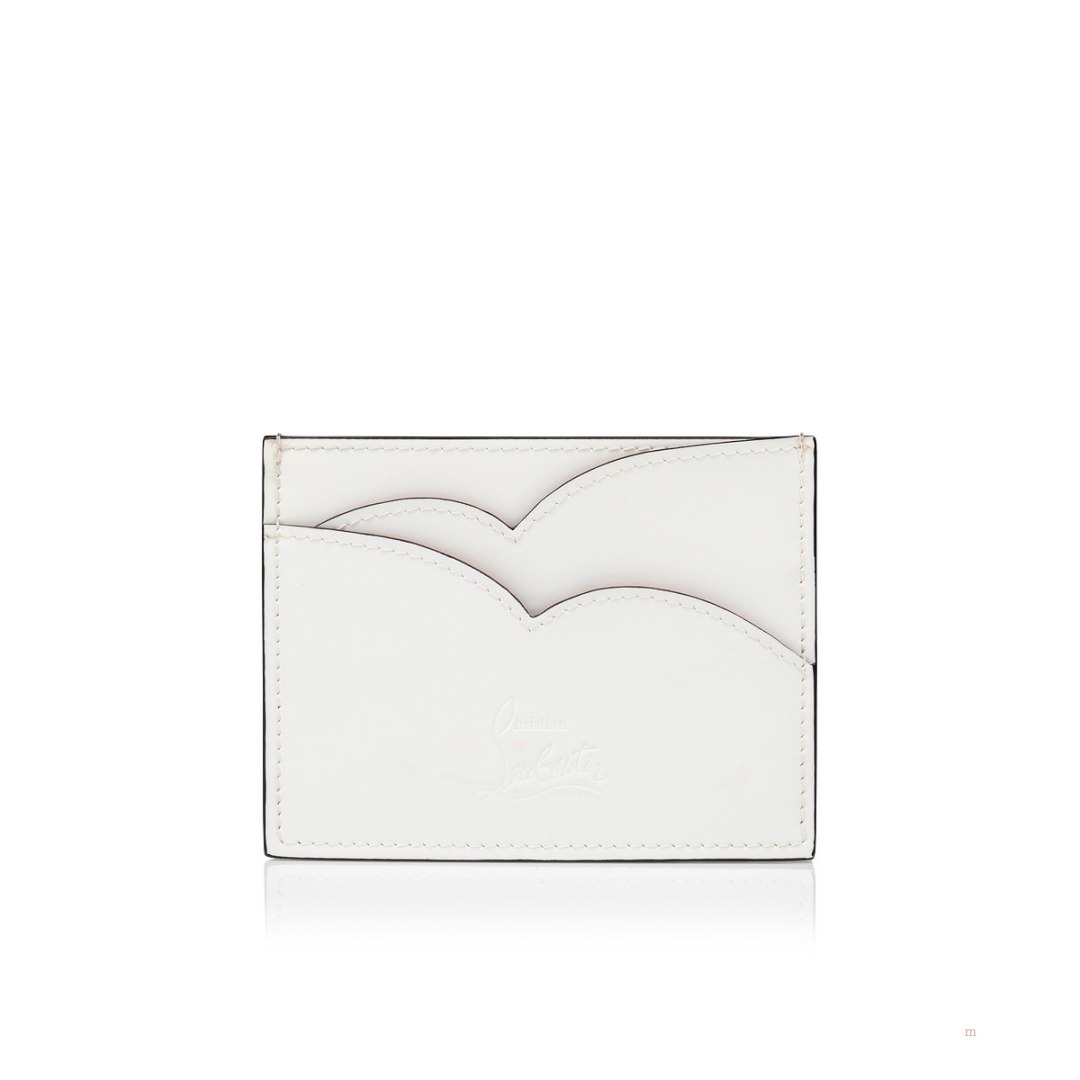 Christian Louboutin Hot Chick card holder Women's Card Holder White | GQHNIB025