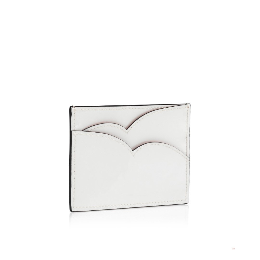 Christian Louboutin Hot Chick card holder Women's Card Holder White | GQHNIB025