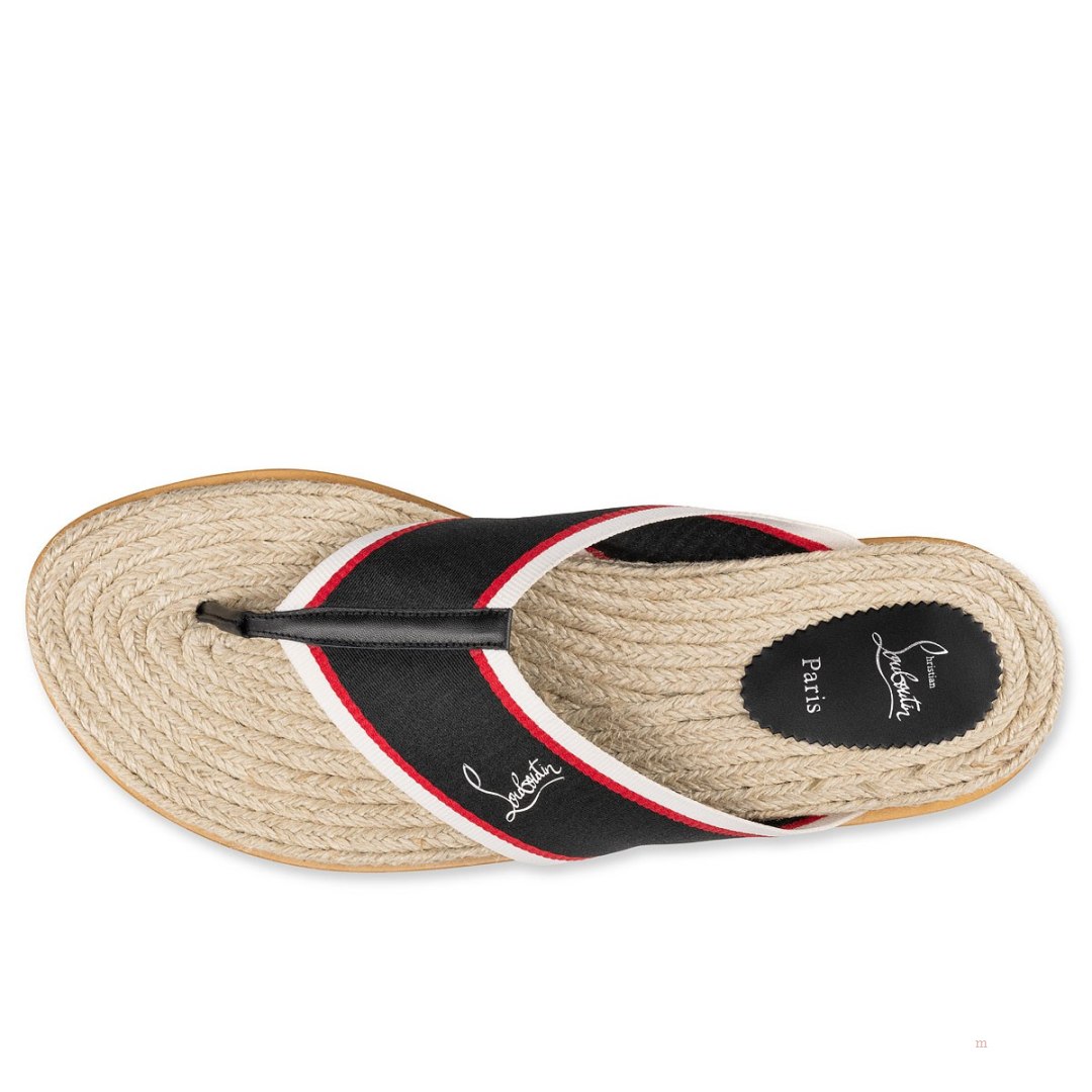 Christian Louboutin Hot Flip Men's Flip Flops Blue | DVZBIF207