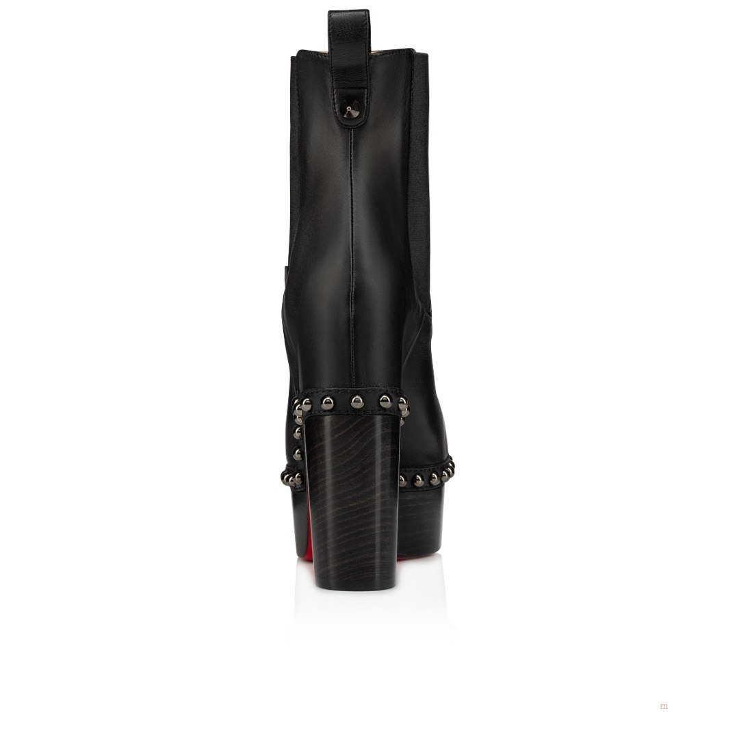 Christian Louboutin Joan Bootie Women's Platform Boots Black | OZJAED845