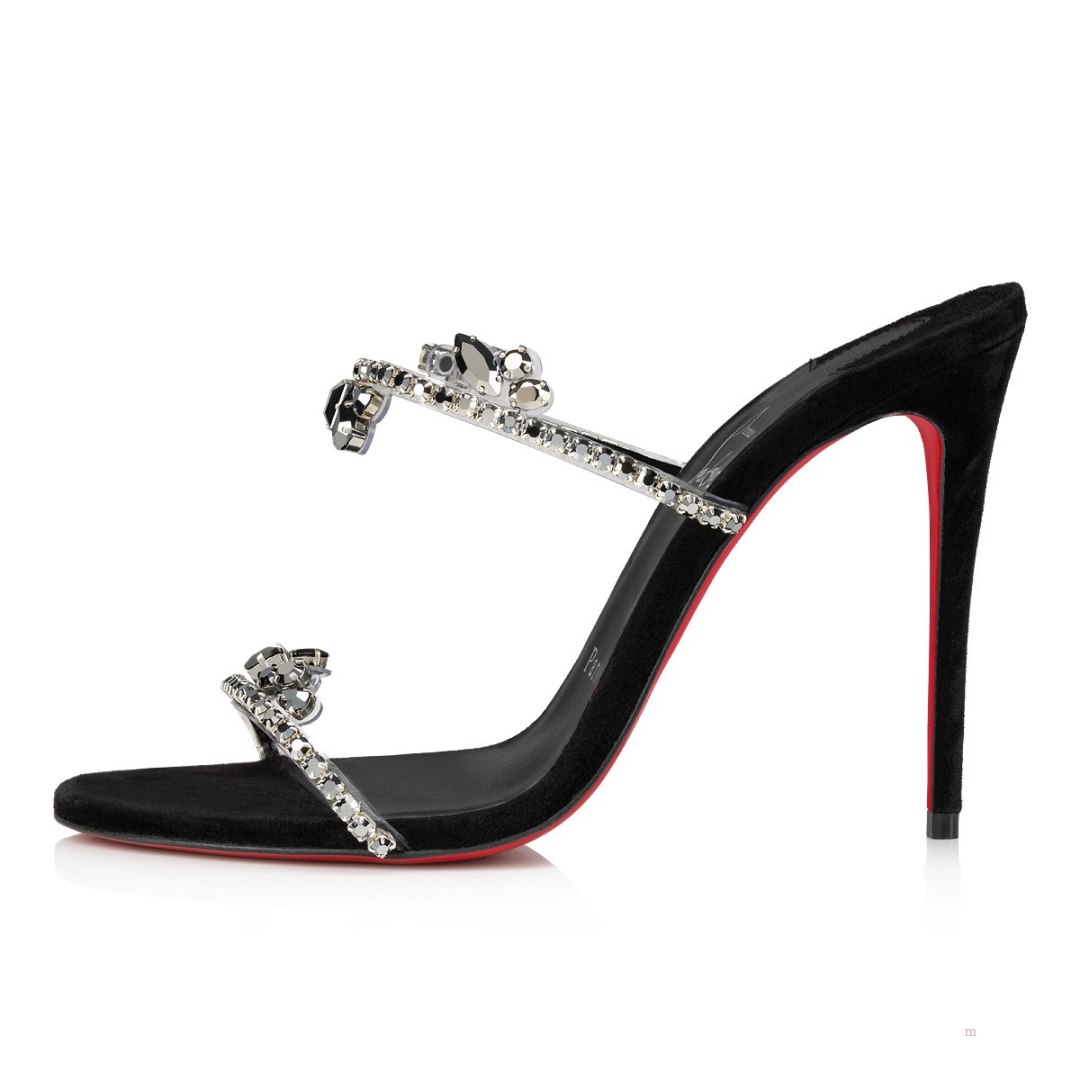 Christian Louboutin Just Queen Women's Mules Black | TQBIEF093