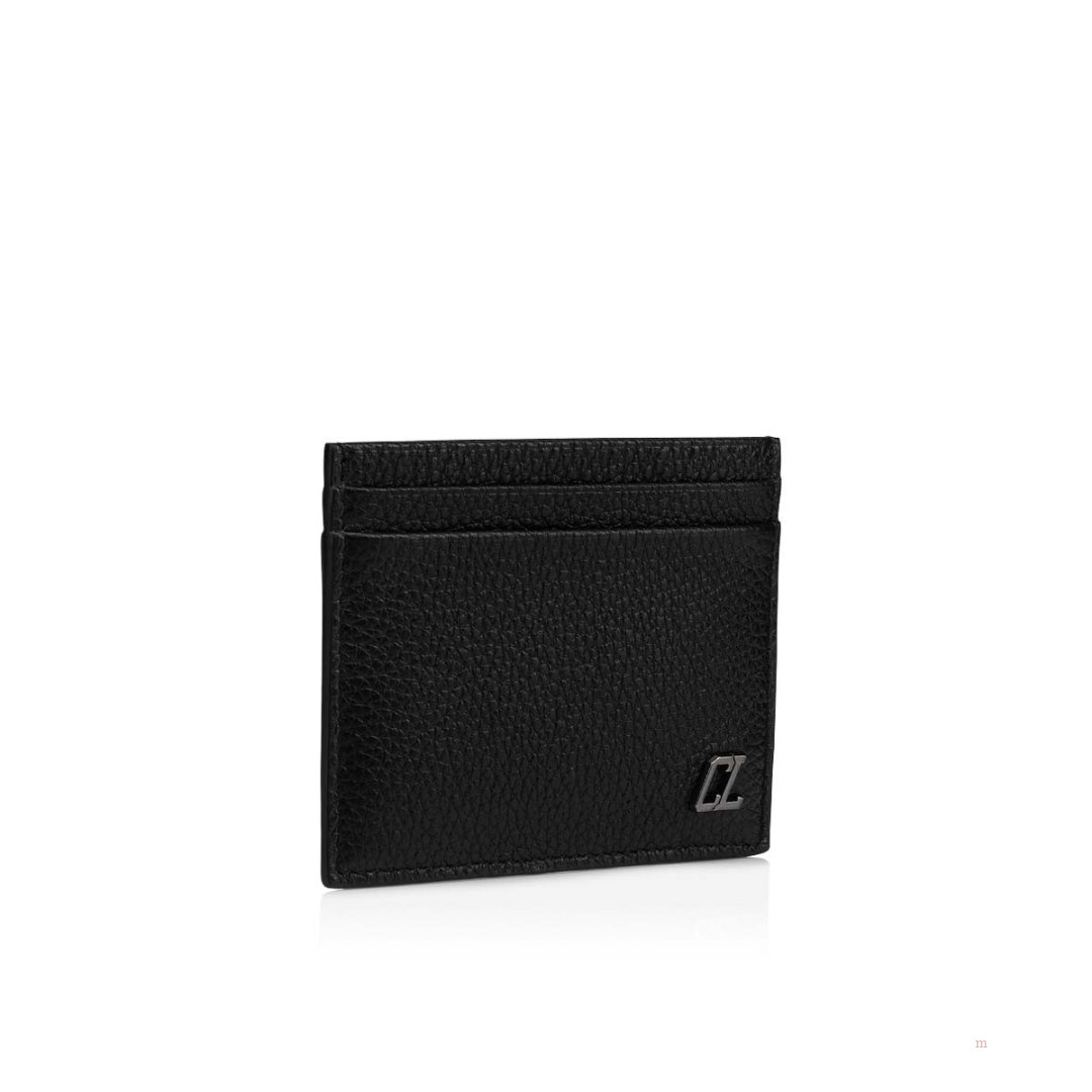 Christian Louboutin Kios Men's Card Holder Black | BDUKNL160