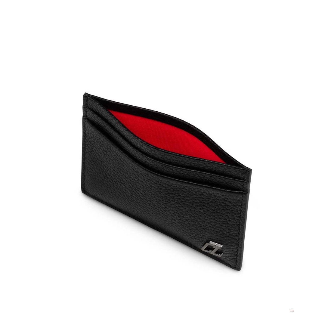 Christian Louboutin Kios Men's Card Holder Black | BDUKNL160