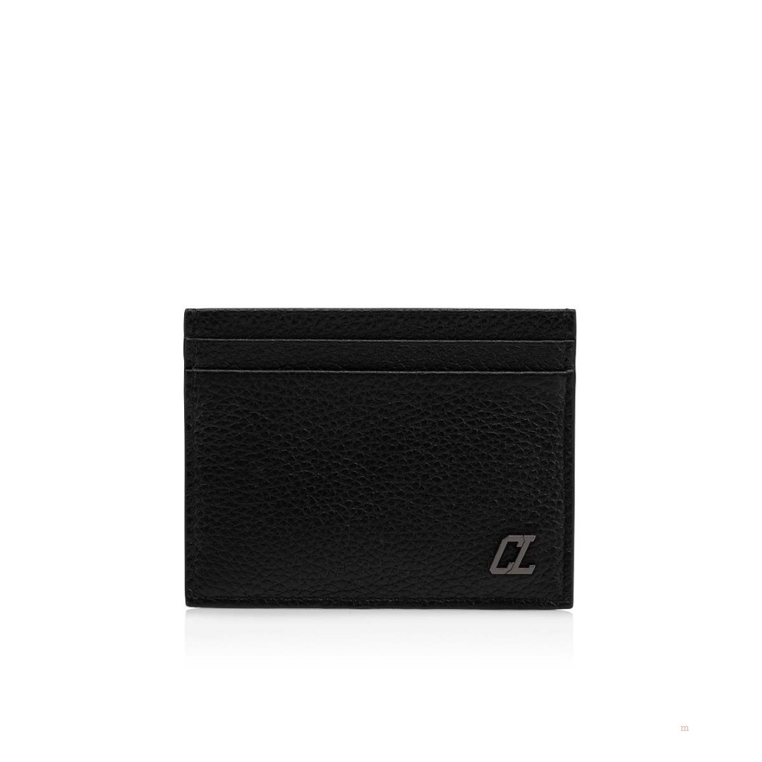 Christian Louboutin Kios Men\'s Card Holder Black | BDUKNL160