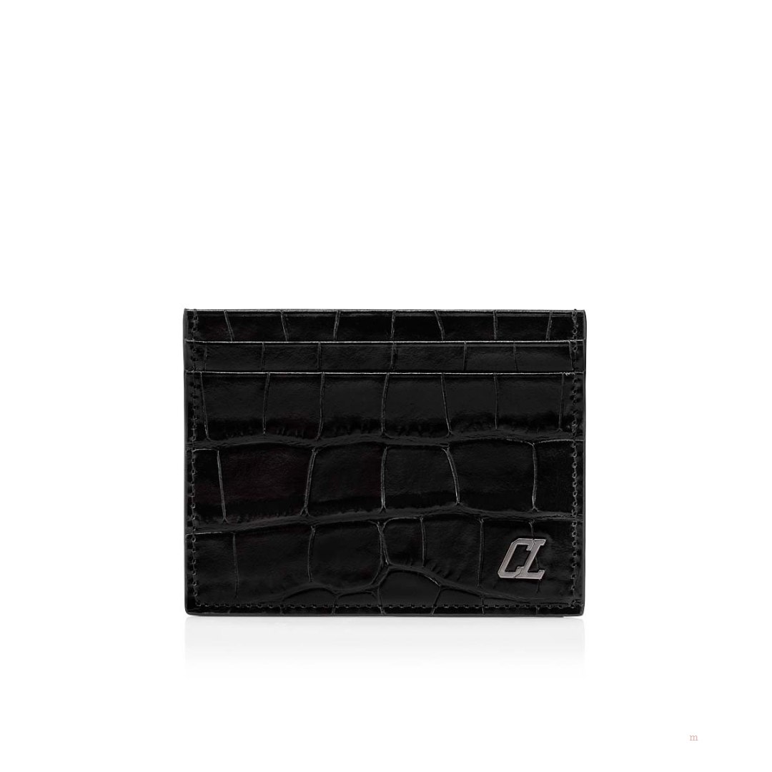 Christian Louboutin Kios Men\'s Card Holder Black | JTCEAP708