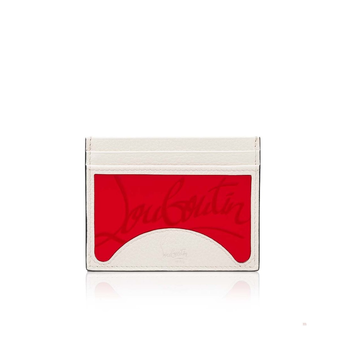 Christian Louboutin Kios card holder Men\'s Card Holder White | GLASXT035