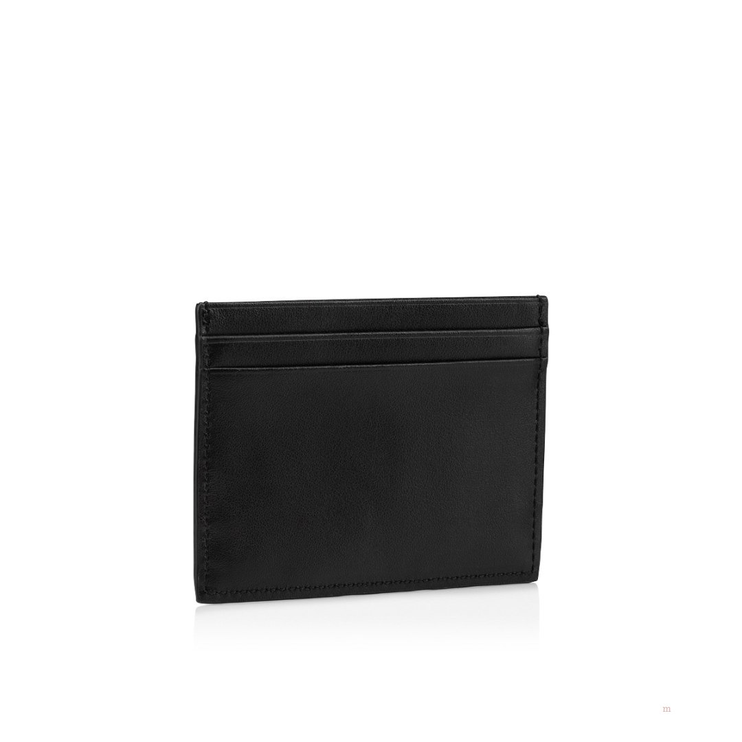 Christian Louboutin Kios card holder Men's Card Holder Black | GWDKOC062