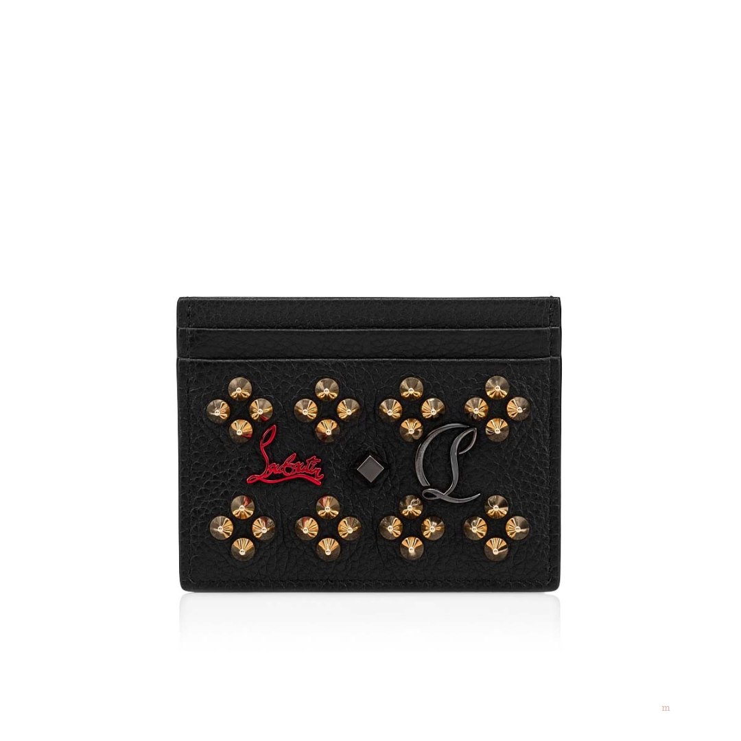 Christian Louboutin Kios card holder Women\'s Card Holder Black | QFICSD142