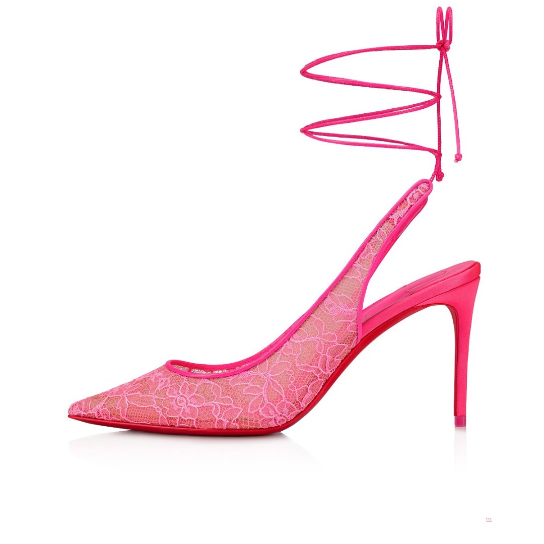 Christian Louboutin Lace Up Kate Women's Pumps Pink | ARUQKM569