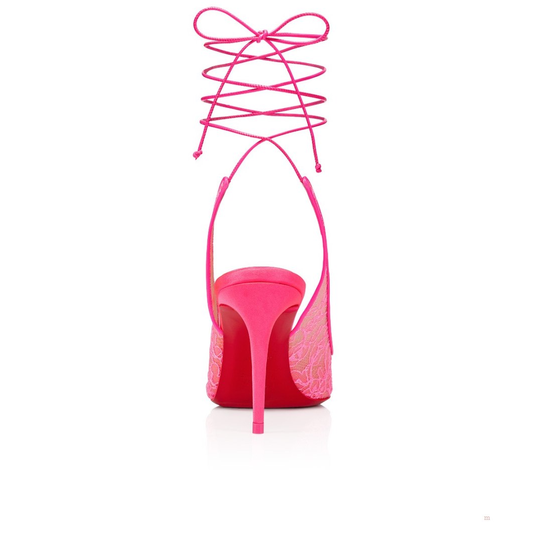 Christian Louboutin Lace Up Kate Women's Pumps Pink | ARUQKM569