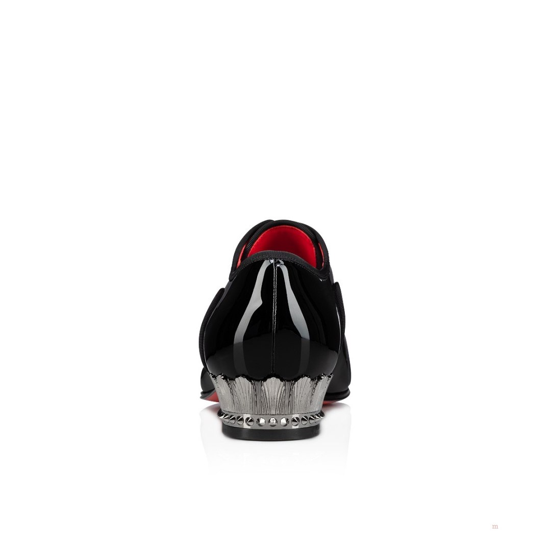 Christian Louboutin Lipsigreg Men's Lace Up Shoes Black | EDWRMB834