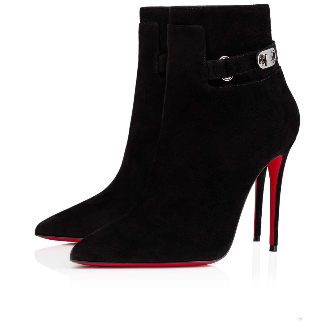 Christian Louboutin Lock So Kate Booty Women's Ankle Boots Black | QAOSGP348