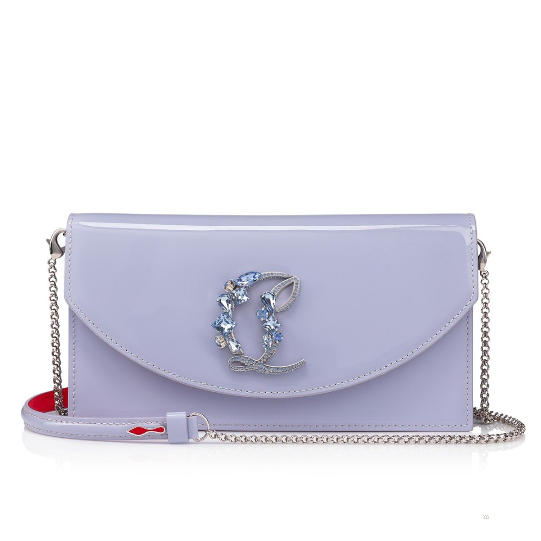 Christian Louboutin Loubi54 Women's Clutch Bag Purple | GVFOPN480