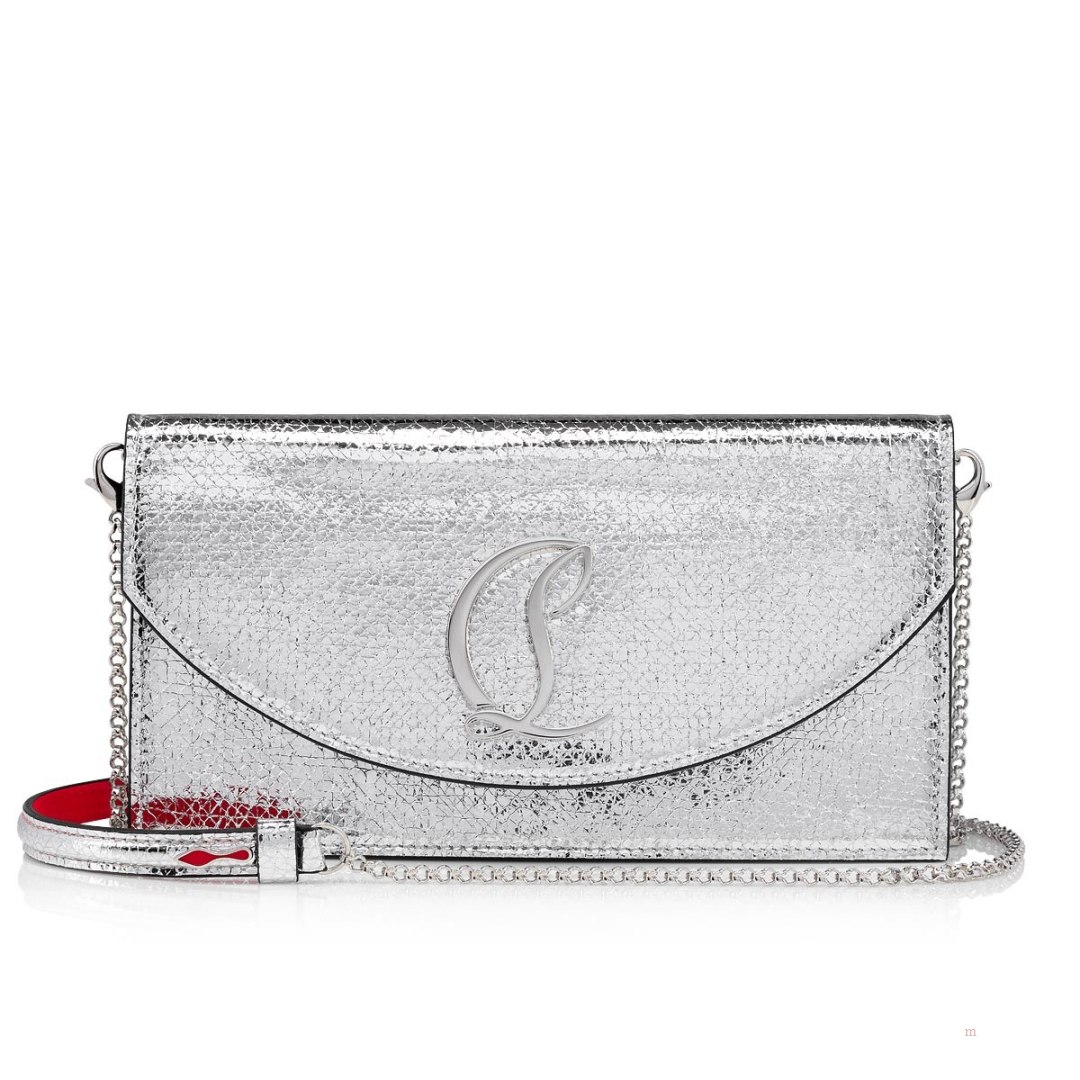 Christian Louboutin Loubi54 Women's Clutch Bag Silver | LEKMPW568