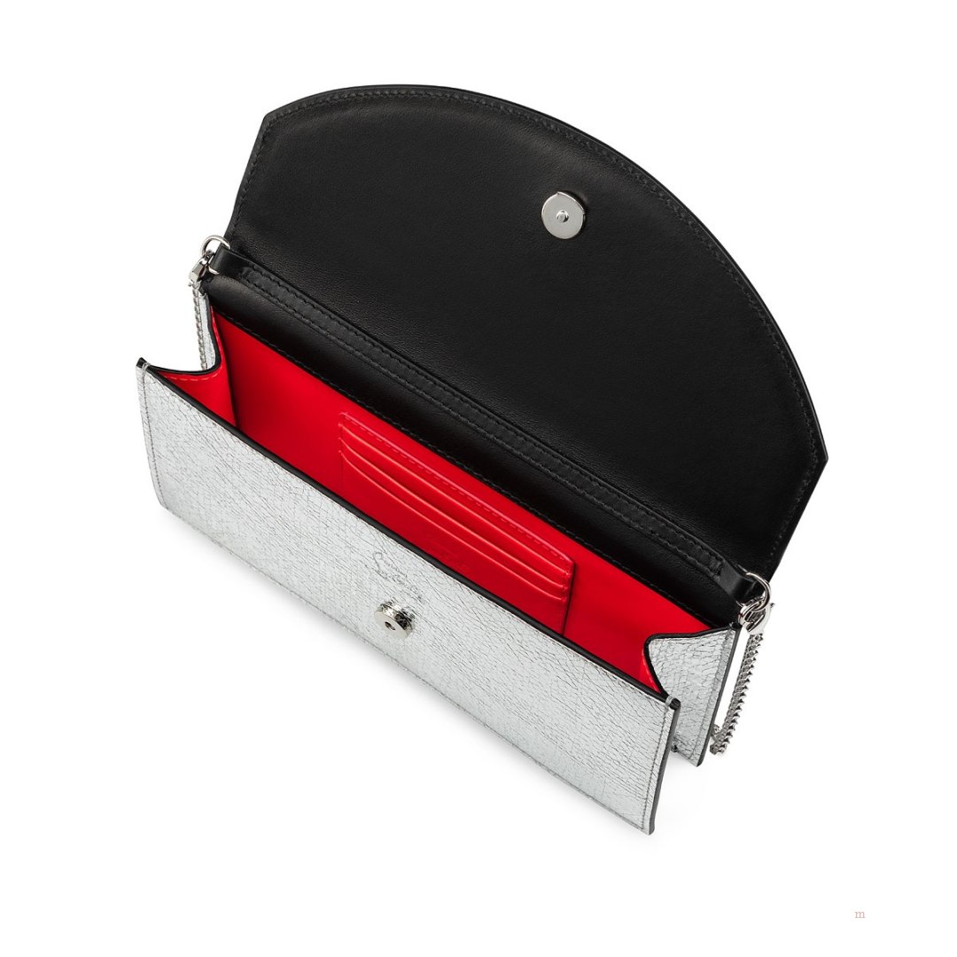 Christian Louboutin Loubi54 Women's Clutch Bag Silver | LEKMPW568