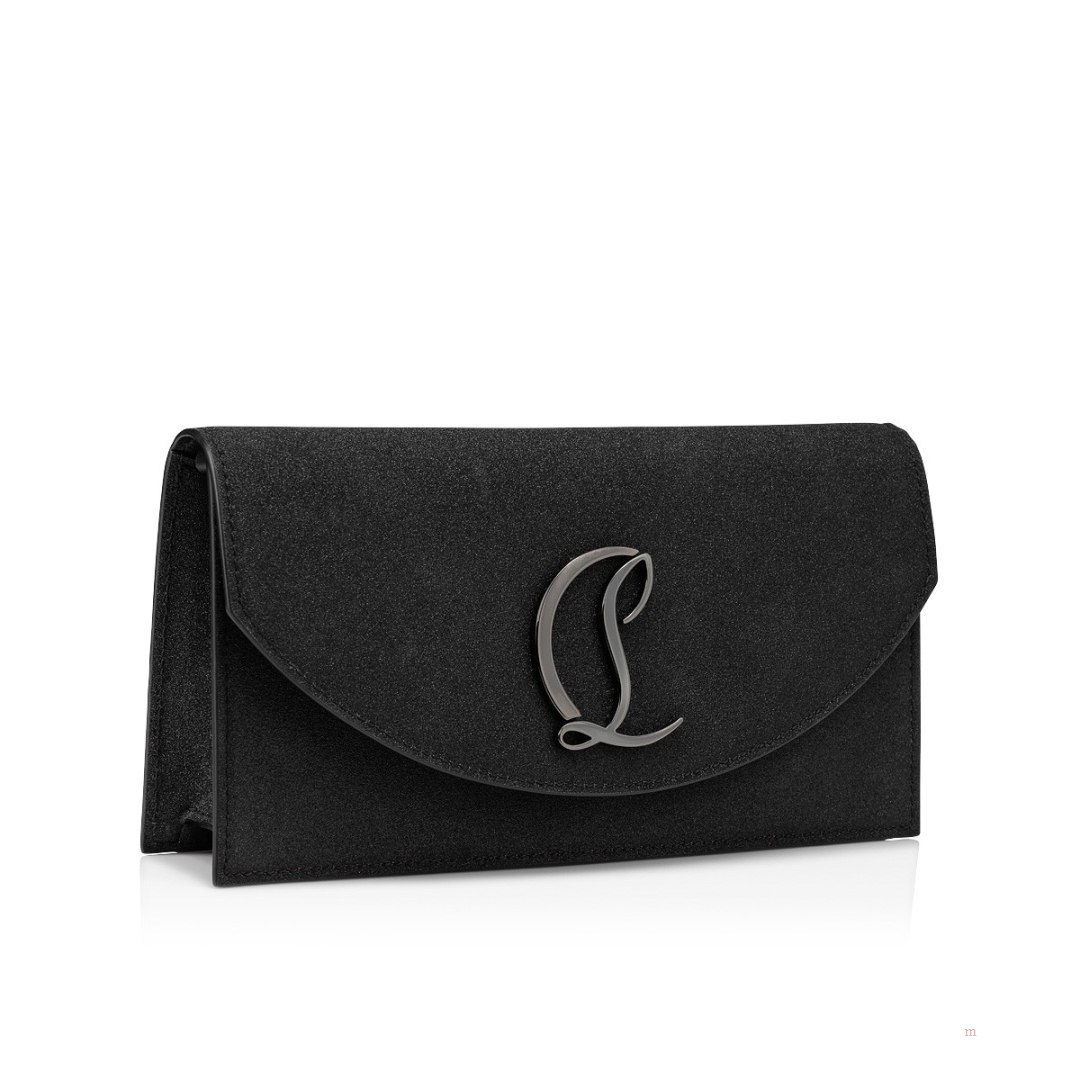 Christian Louboutin Loubi54 Women's Clutch Bag Black | PLAECW325