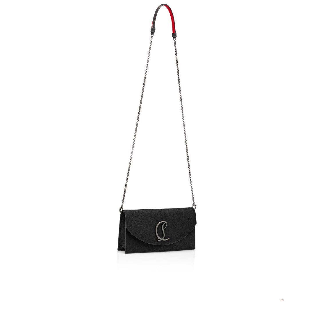 Christian Louboutin Loubi54 Women's Clutch Bag Black | PLAECW325