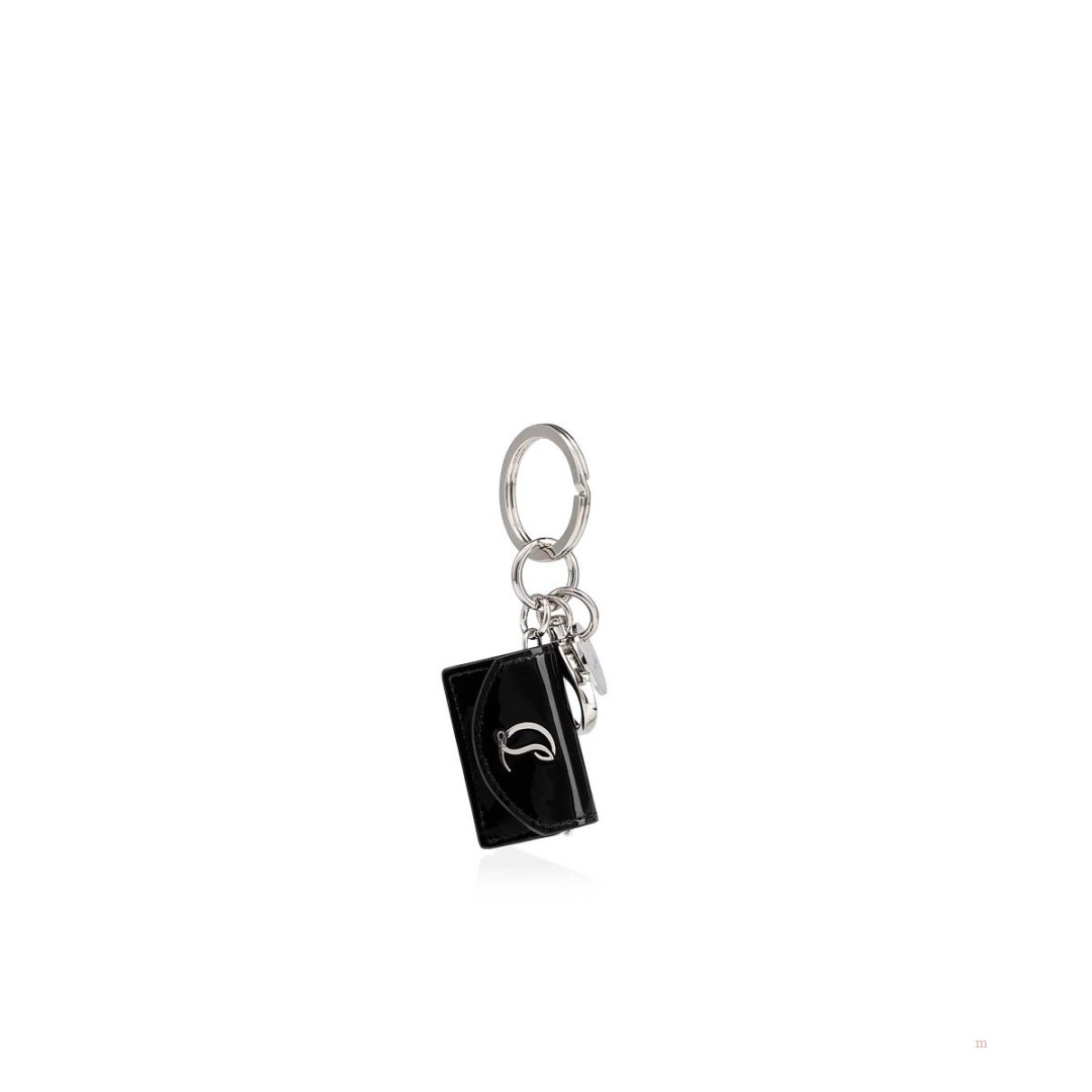 Christian Louboutin Loubi54 keyring Women's Keyring Black | MXFSAU740