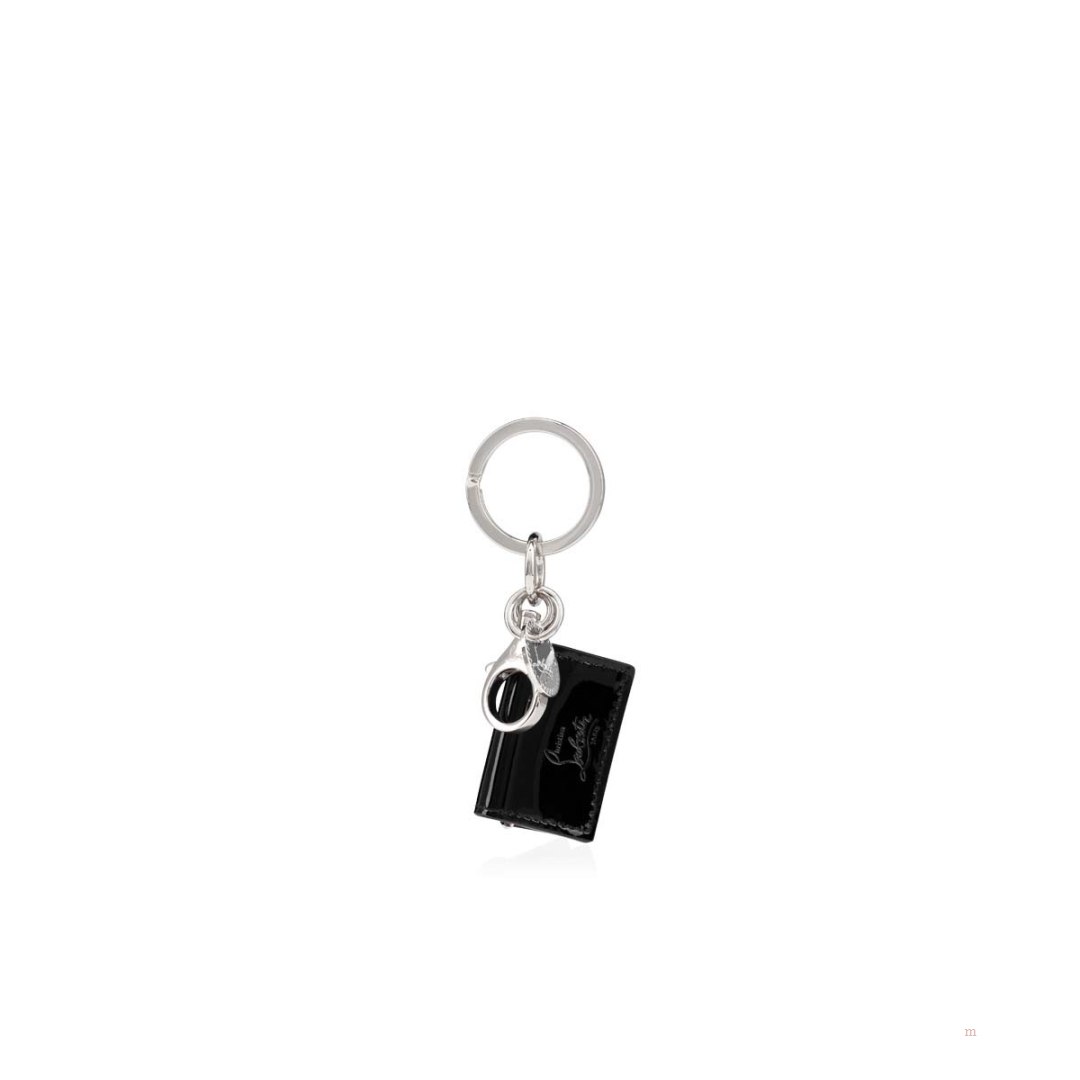 Christian Louboutin Loubi54 keyring Women's Keyring Black | MXFSAU740