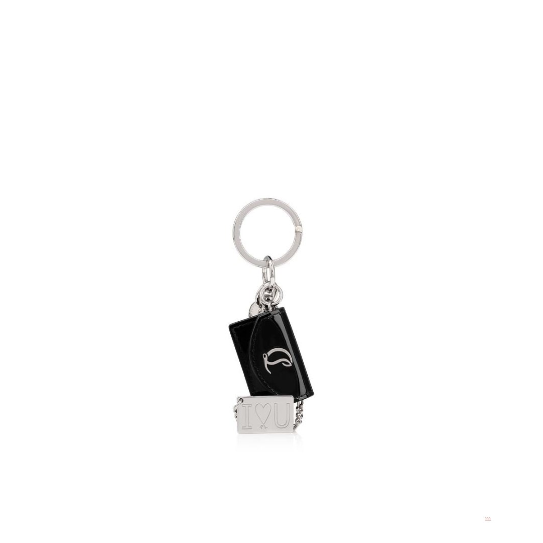 Christian Louboutin Loubi54 keyring Women's Keyring Black | MXFSAU740