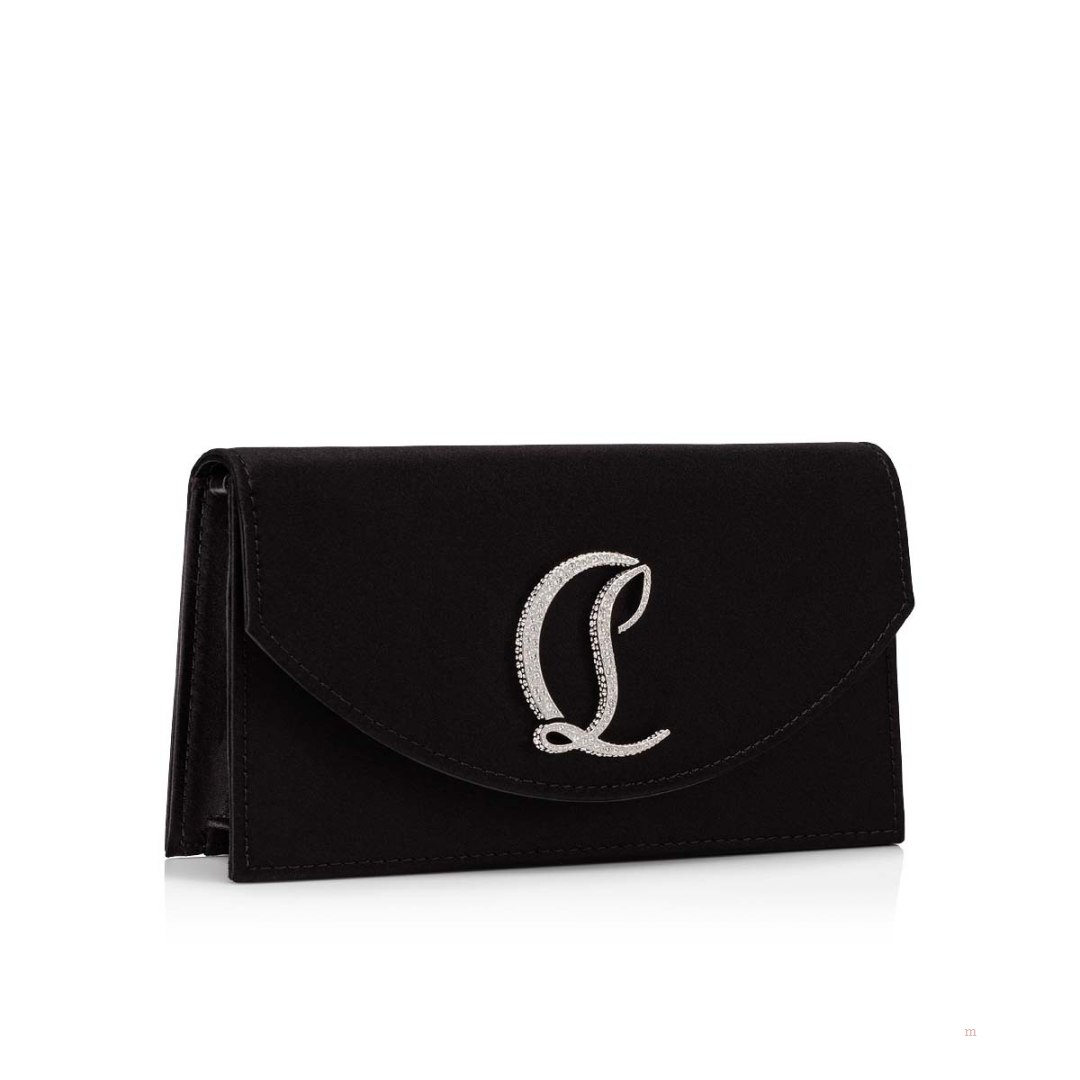 Christian Louboutin Loubi54 small Women's Clutch Bag Black | OLGVIW508