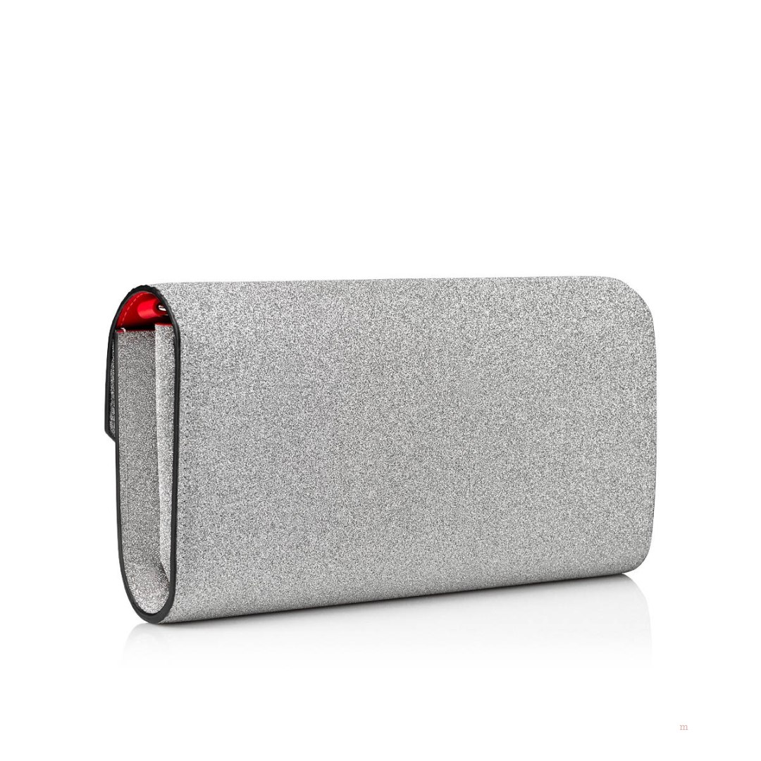 Christian Louboutin Loubi54 wallet Women's Wallet Silver | GCHQNL308