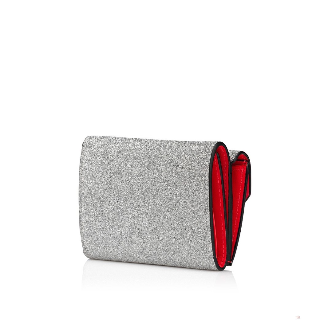 Christian Louboutin Loubi54 wallet Women's Wallet Silver | ZTEMGA914