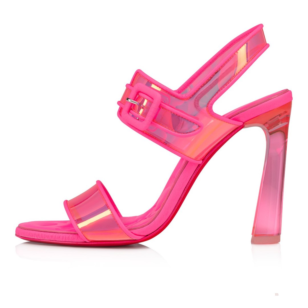 Christian Louboutin Loubi Duniss Women's Sandals Pink | VTPHXF186