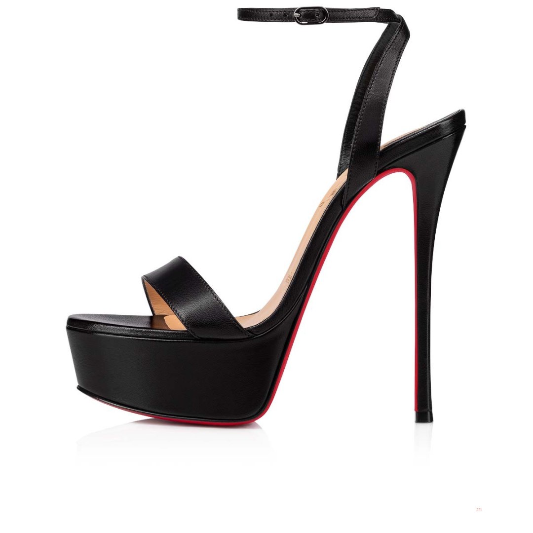 Christian Louboutin Loubi Queen Alta Women's Pumps Black | EXTQZM910