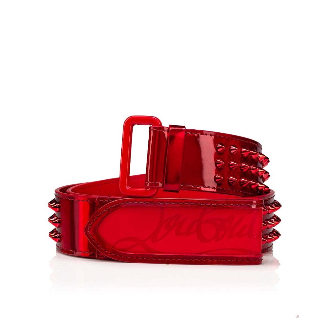 Christian Louboutin Loubi belt Men's Belt Red | FTSWYH735