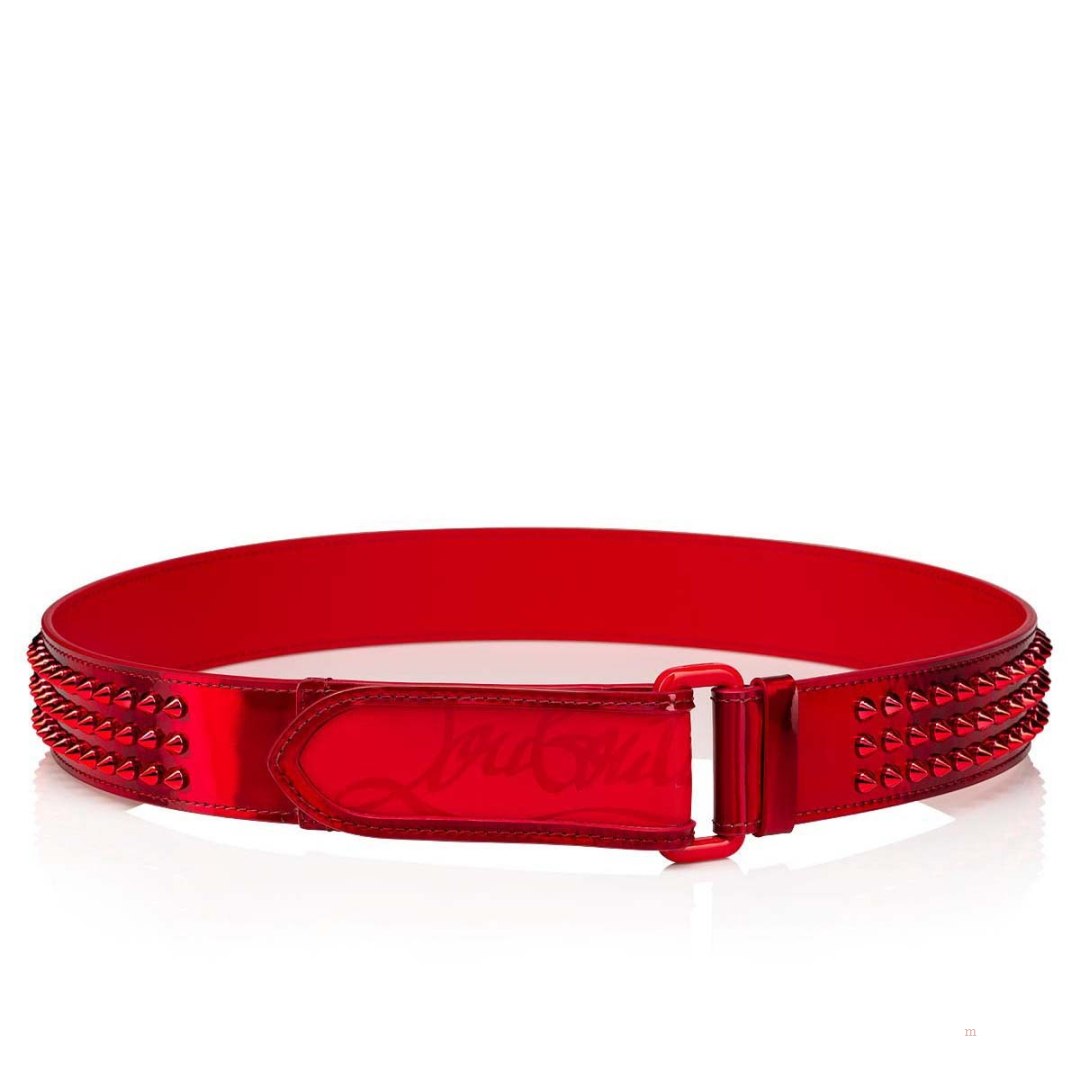 Christian Louboutin Loubi belt Men's Belt Red | FTSWYH735