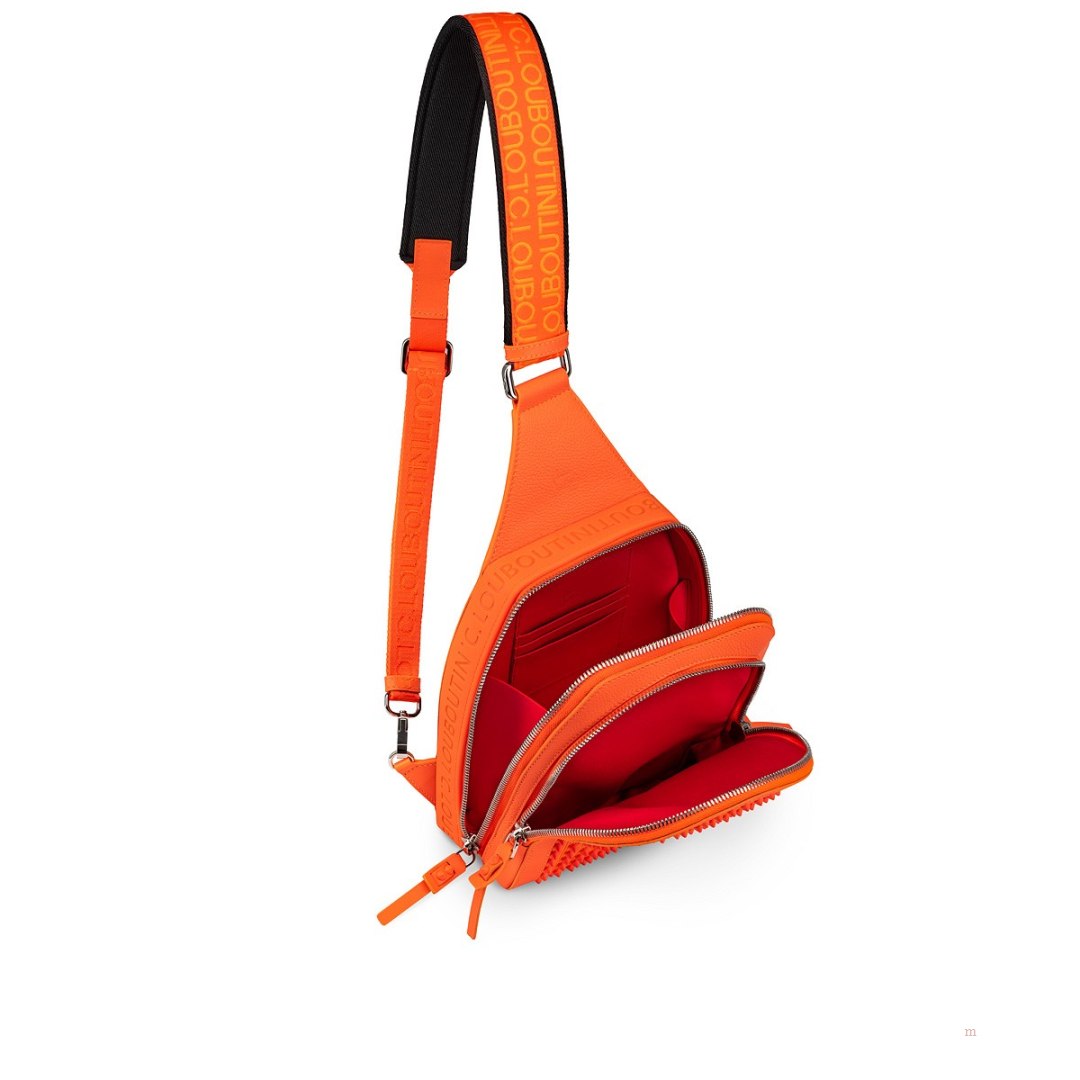 Christian Louboutin Loubifunk Men's Backpack Orange | FXWLCP218