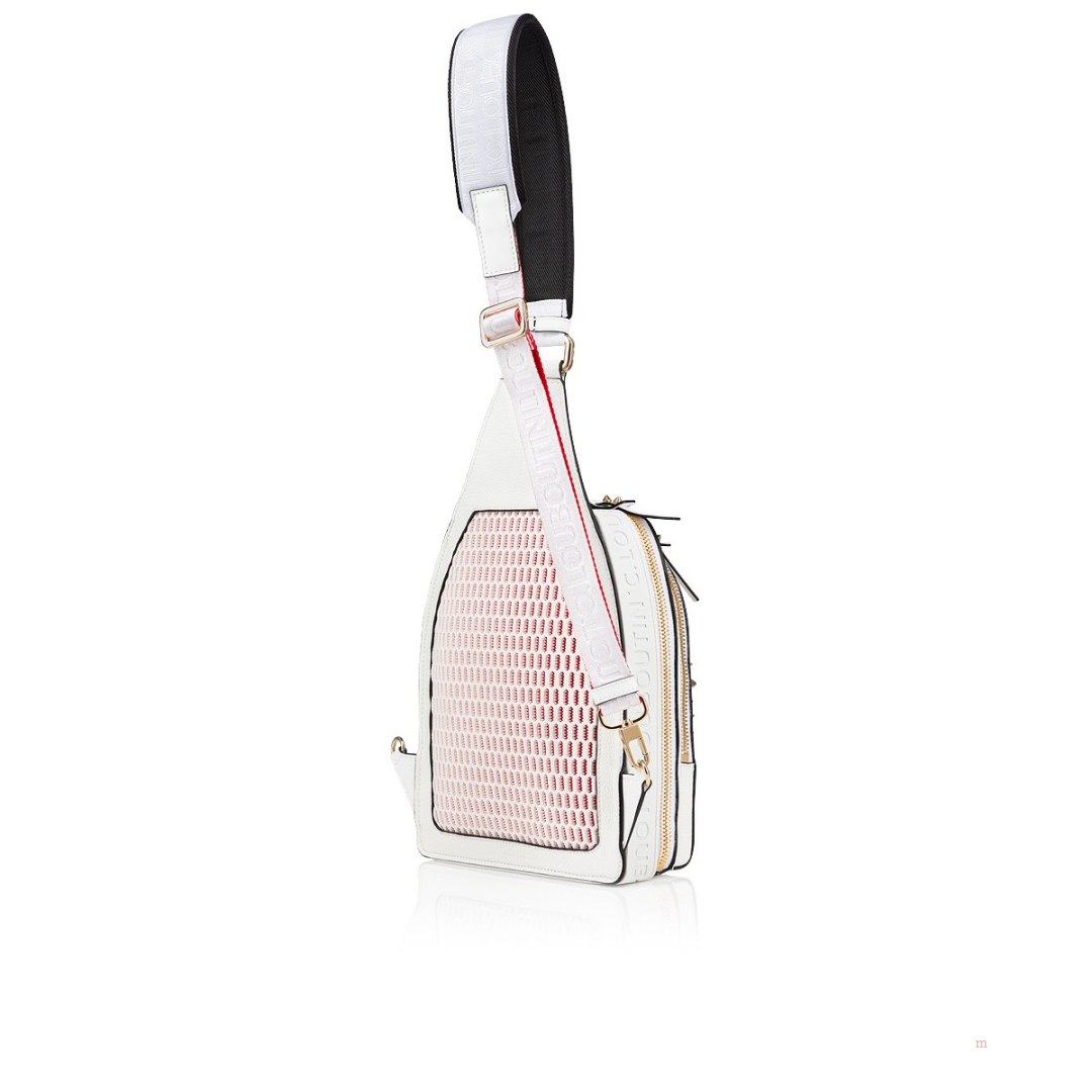 Christian Louboutin Loubifunk Men's Backpack White | YHTVDC047