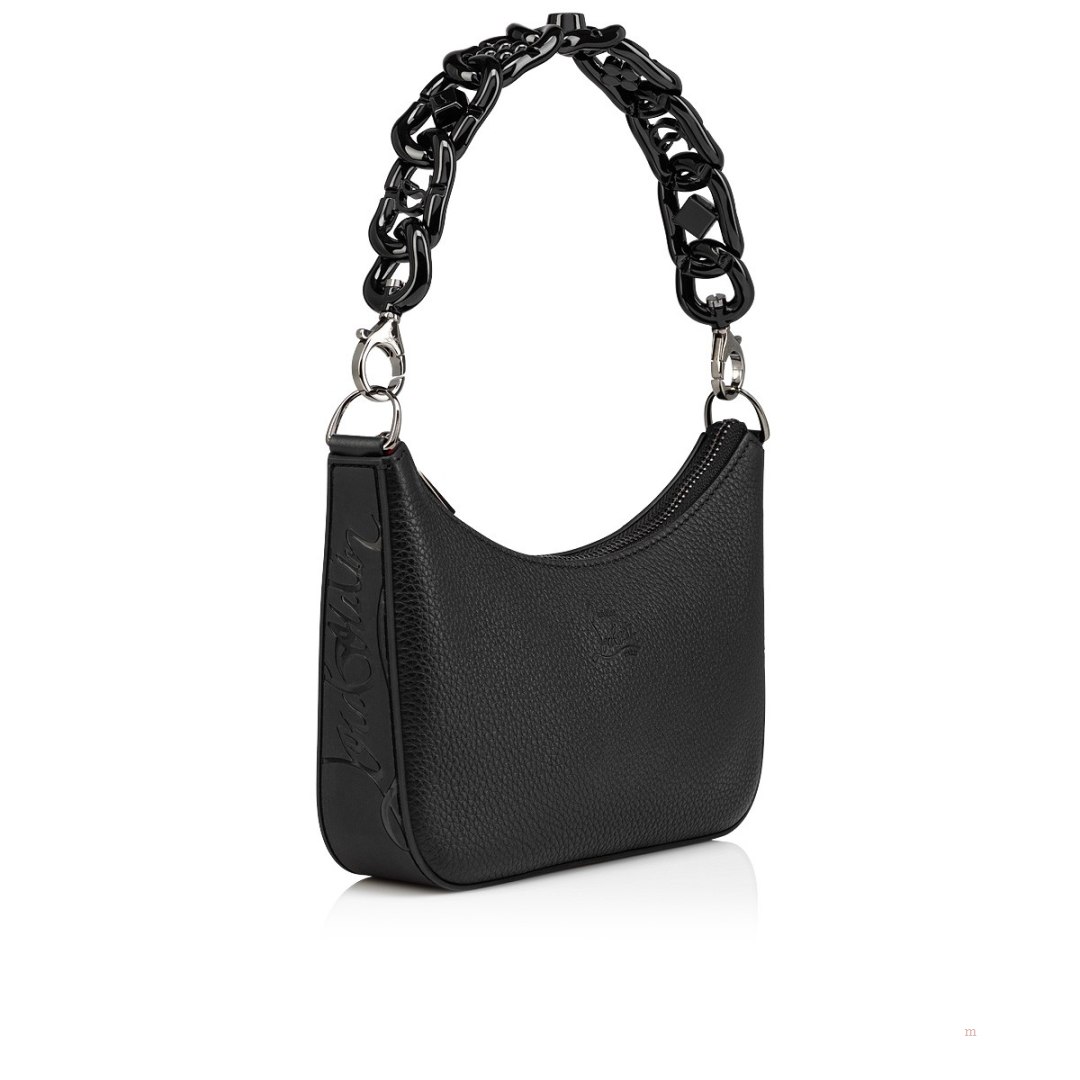 Christian Louboutin Loubila Chain mini Women's Shoulder Bag Black | HDJTEX957