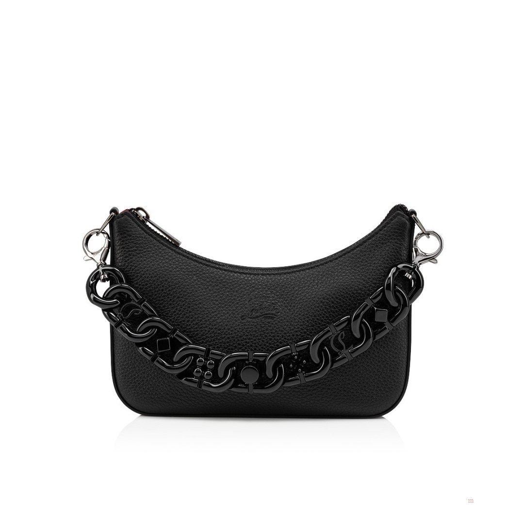 Christian Louboutin Loubila Chain mini Women's Shoulder Bag Black | HDJTEX957