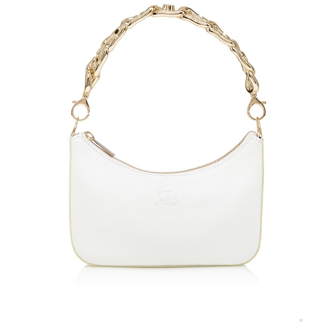 Christian Louboutin Loubila Chain mini Women's Shoulder Bag White | MOTIUX930