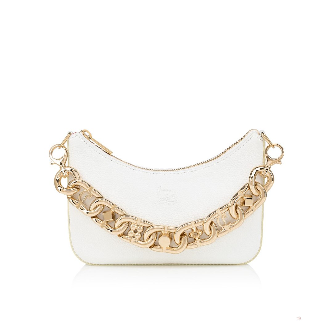 Christian Louboutin Loubila Chain mini Women's Shoulder Bag White | MOTIUX930