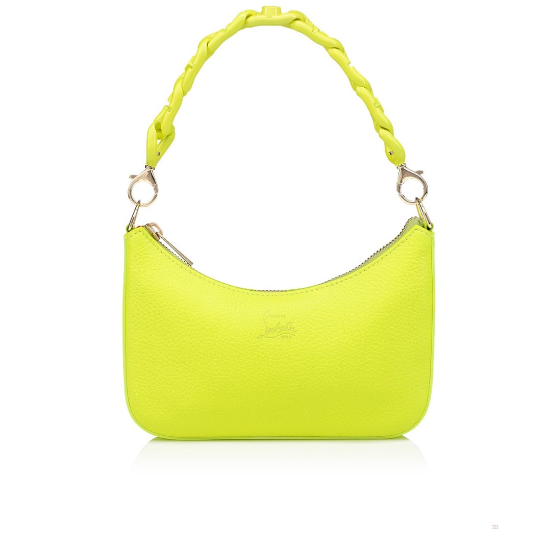 Christian Louboutin Loubila Chain mini Women's Shoulder Bag Yellow | RJGBDS803