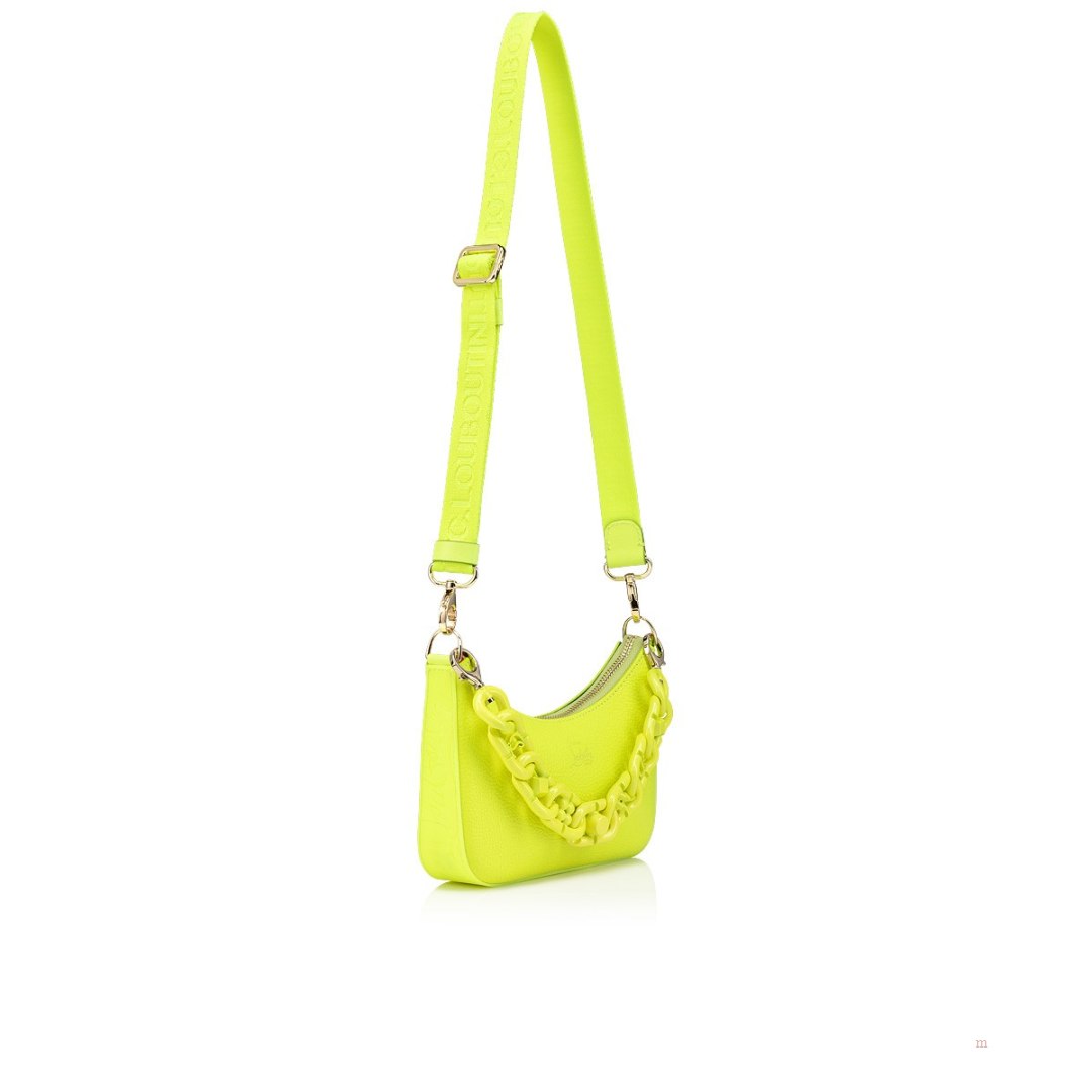 Christian Louboutin Loubila Chain mini Women's Shoulder Bag Yellow | RJGBDS803