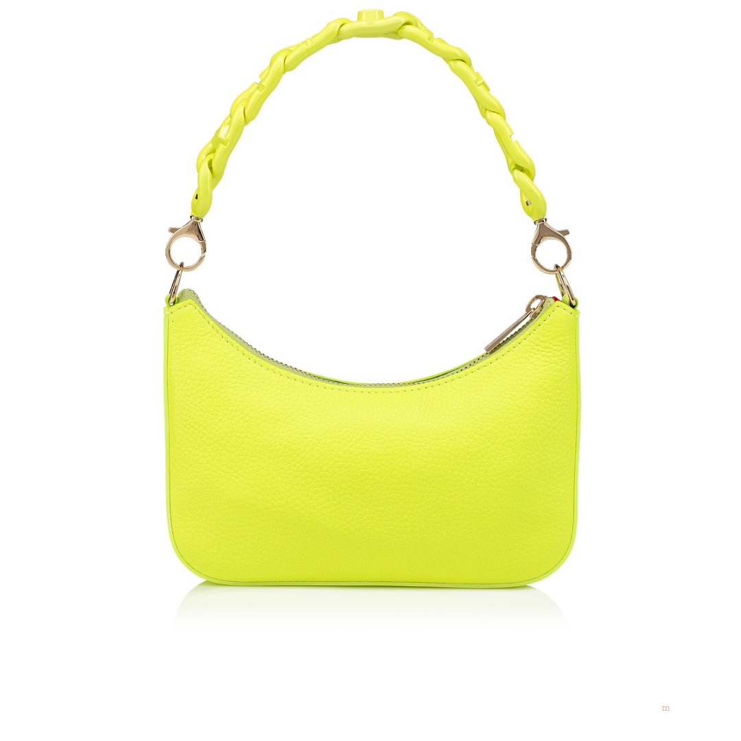 Christian Louboutin Loubila Chain mini Women's Shoulder Bag Yellow | RJGBDS803