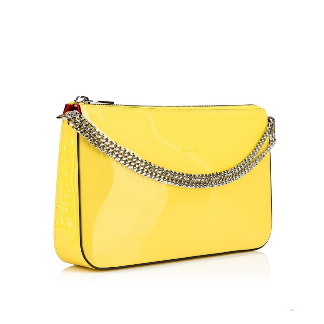 Christian Louboutin Loubila Pouch Women's Pouch Yellow | XFRWIA307