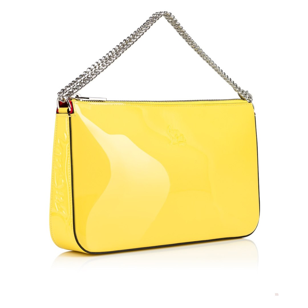 Christian Louboutin Loubila Pouch Women's Pouch Yellow | XFRWIA307