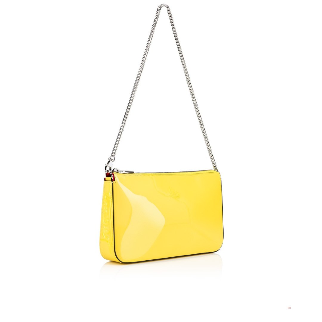 Christian Louboutin Loubila Pouch Women's Pouch Yellow | XFRWIA307