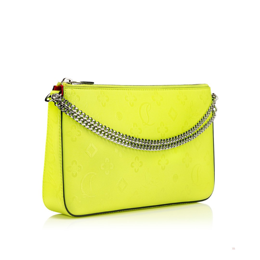 Christian Louboutin Loubila Women's Pouch Yellow | IFPOUM840