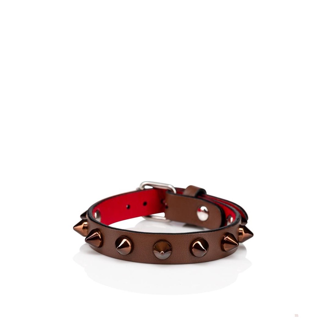 Christian Louboutin Loubilink bracelet Men's Bracelet Beige | ODMQTR426