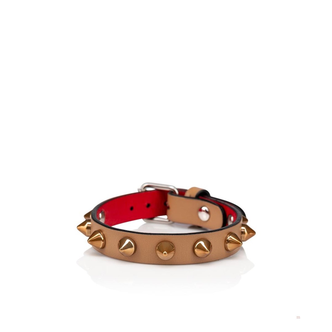 Christian Louboutin Loubilink bracelet Men's Bracelet Beige | PBQZHV316